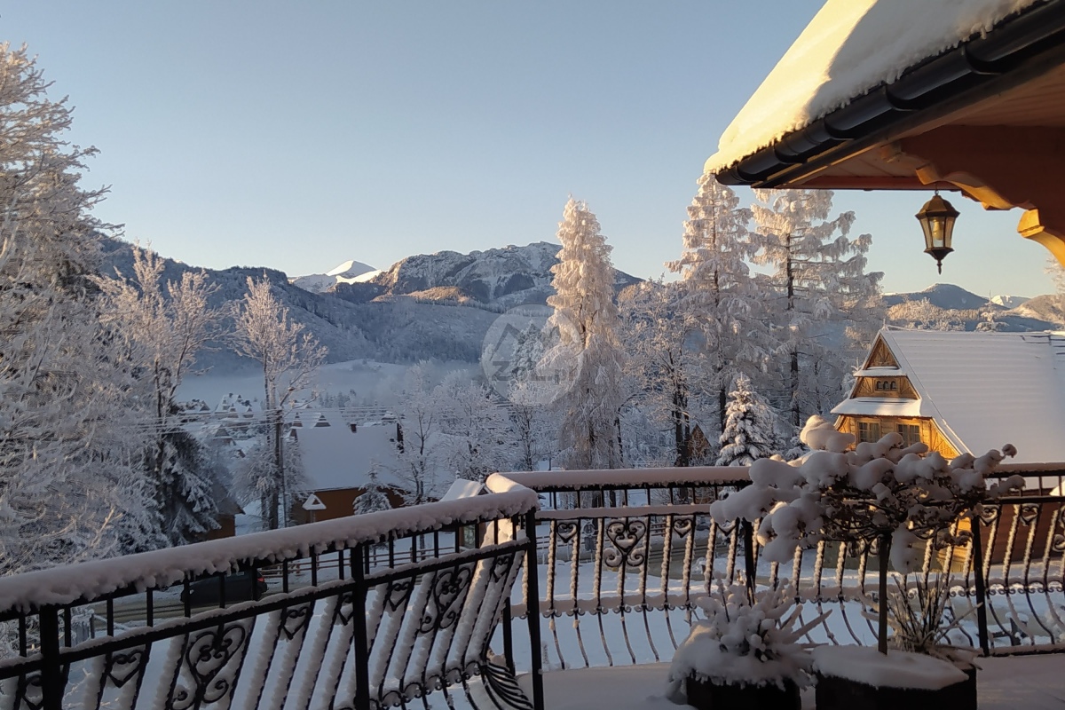 Zimowy widok na Tatry